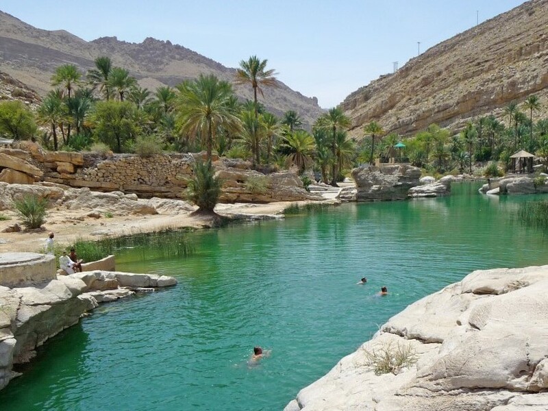 Im geheimen Teil des Wadi Bani Khalid
