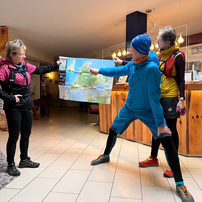 Anreise nach Prerow, Empfang der Startunterlagen im Hotel