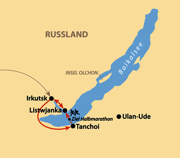 Karte: Baikal Ice Marathon