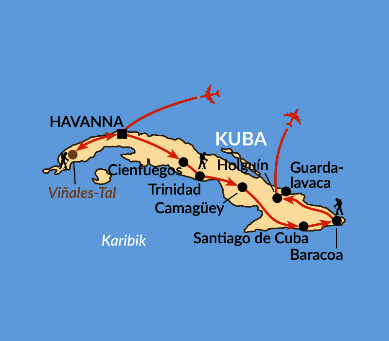 KubaRundreise mit viel Kultur und Natur in Kleingruppe schulz aktiv