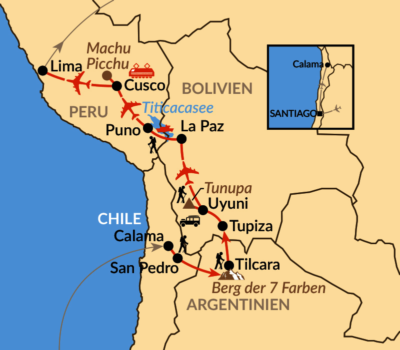 Karte: Großes Anden-Quartett