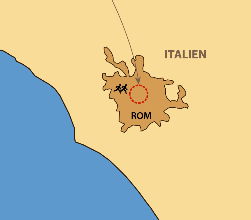 Karte: Rom Marathon