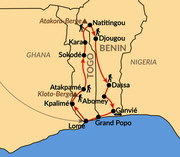 Karte: Mystisches Westafrika