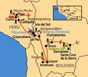 Karte: Wunder der Anden