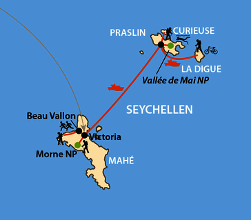 Karte: Seychellen-Marathon