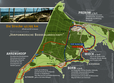 Karte: Darß-Marathon