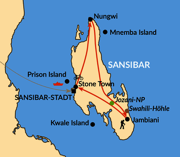 Karte: Kontraste des Smaragds von Afrika