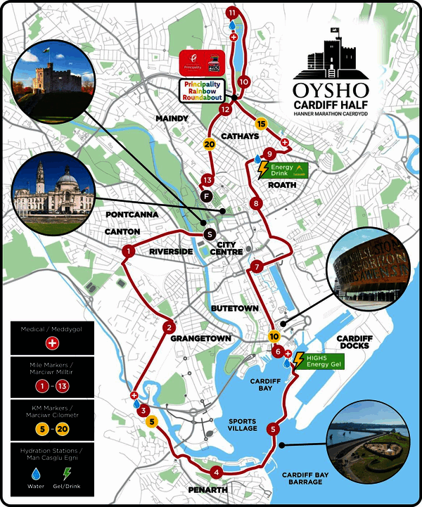 Karte: Cardiff SuperHalf