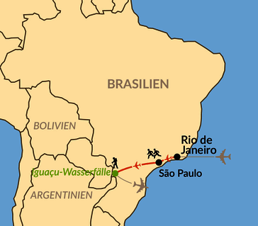 Karte: Silvesterlauf in São Paulo