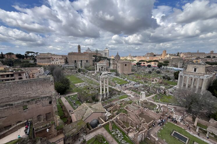 Im Forum Romanum bekommt man ein Bild vom antiken Rom.