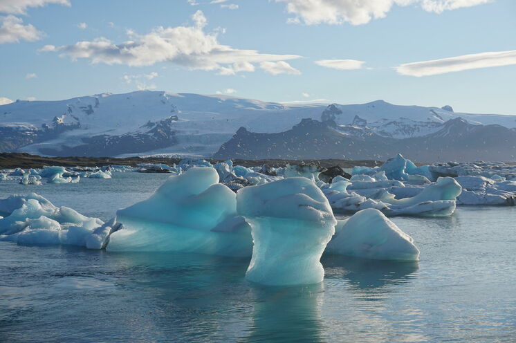 Gletscherlagune Jökulsárlón - eine Welt für sich! Von uns besucht in den ruhigeren Morgenstunden.