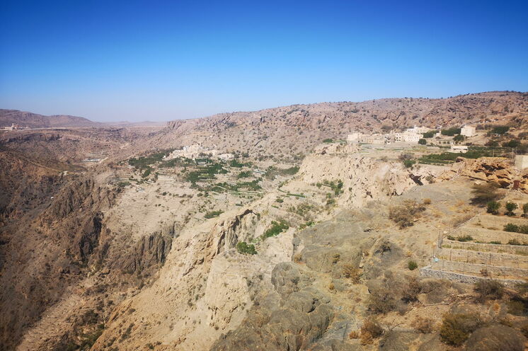 Auf dem Jebel Akhdar erwarten Sie die schönsten Ausblicke entlang der Wanderrouten.