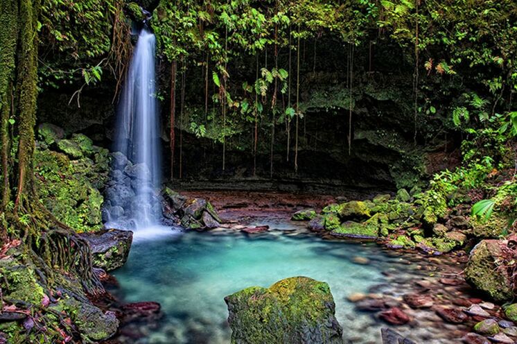 Dominica wird auch die Insel der Wasserfälle genannt