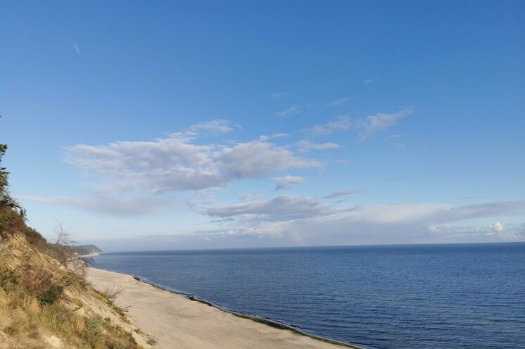 Die Ostseeküste ist wenige km vom Hotel entfernt... und natürlich wird sie auf dieser Tour genossen!