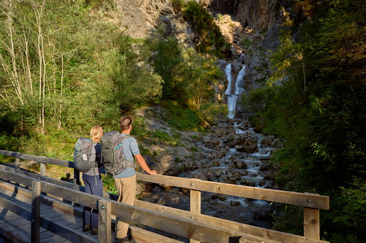 Wasserfall im Tiroler Lechtal (Copyright Verein Lechweg)