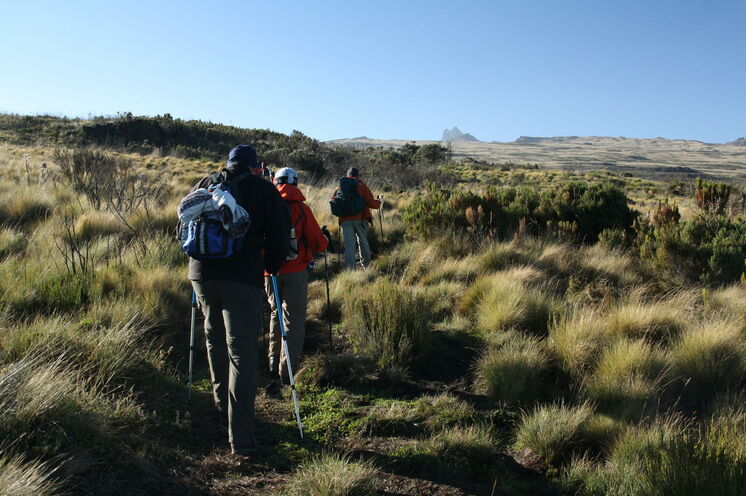 Das besondere Highlight am Ende der Reise: die Besteigung des Mt. Kenya, dem zweithöchsten Berg Afrikas.