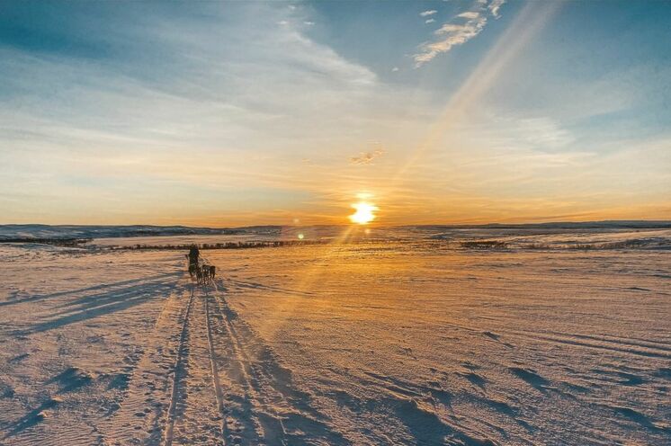 Die Finnmarksvidda erwartet Sie mit endlosen Trails, weitem Himmel und eindrucksvoller Winterlandschaft.