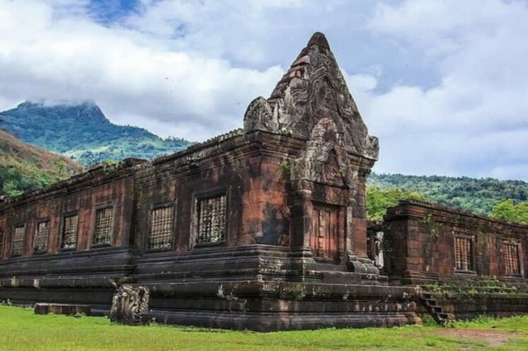 Der Tempelbezirk Wat Phu gehört zu eine von drei Weltkulturerbstätten in Laos. 
