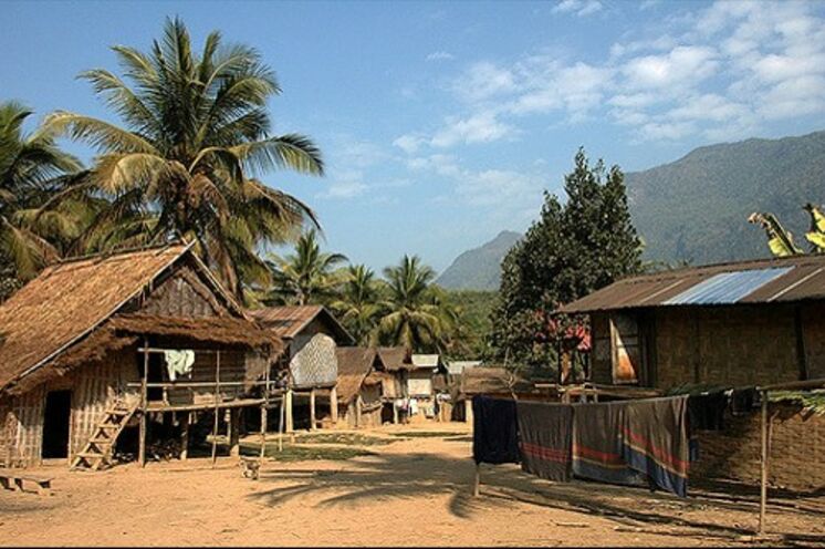 Long Lao - eines der Dörfer welches Sie besuchen werden und einen Einblick in das Leben der Khamu- und Hmong-Völker erleben können. 